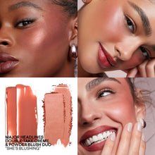 Load image into Gallery viewer, PATRICK TA Major Beauty Headlines Double Take Crème & Powder Blush She’s Blushing