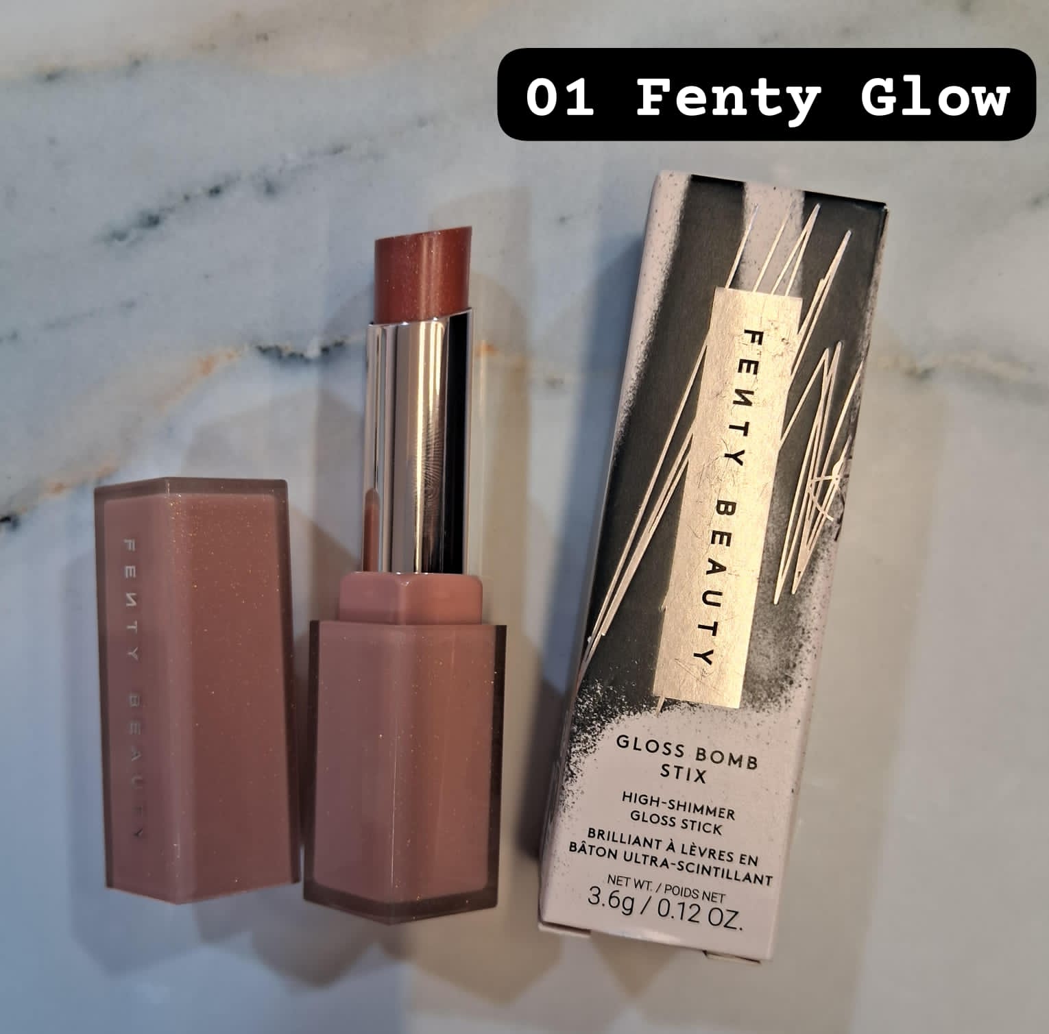 fenty glow gloss bomb stick high shimmer gloss stick fenty glow