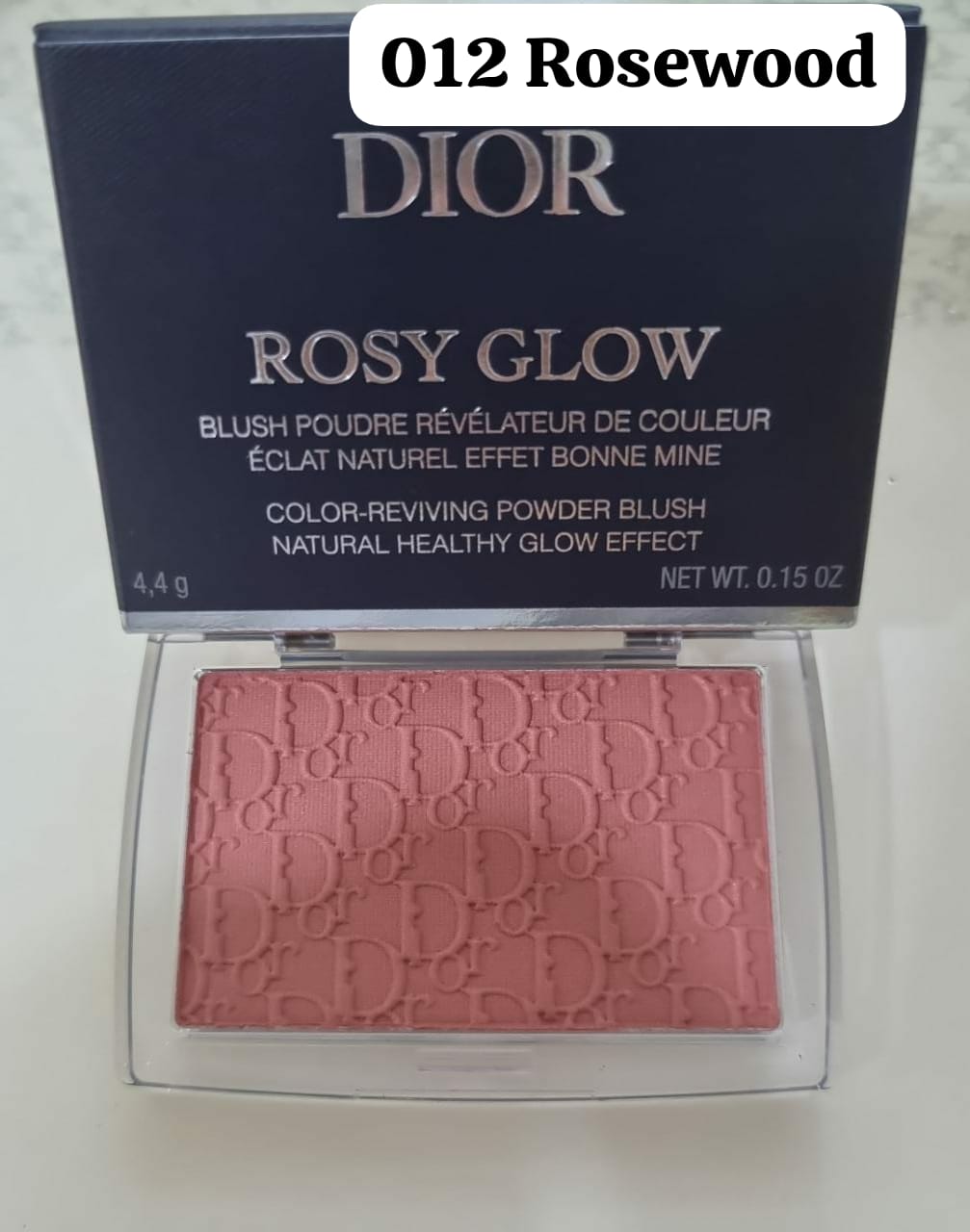 DIOR BACKSTAGE ROSY GLOW BLUSH 012 ROSEWOOD (NEW)