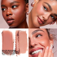 Load image into Gallery viewer, PATRICK TA Major Beauty Headlines Double Take Crème & Powder Blush Not Too Much