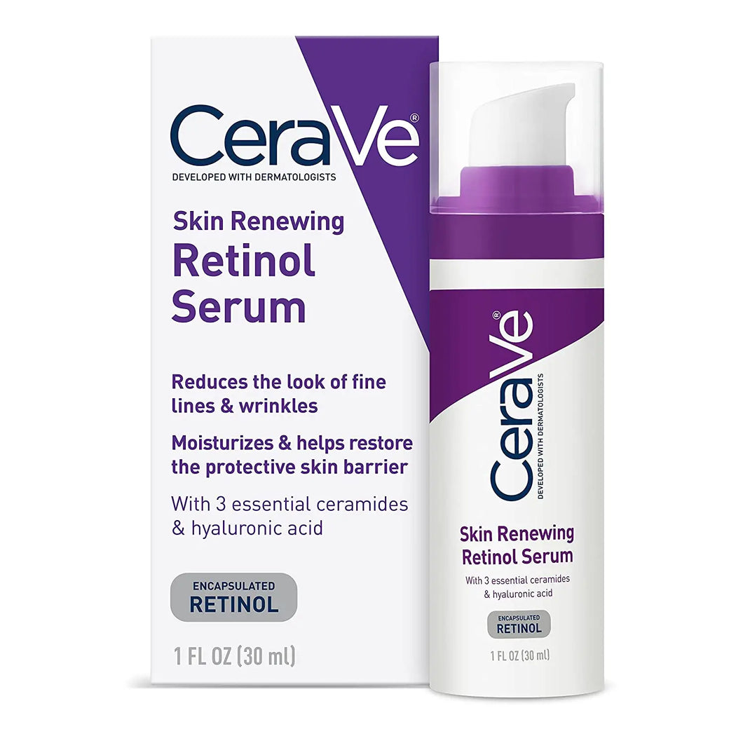 Cerave Skin Renewing Retinol Serum, 1 Fl Oz, 30 Ml
