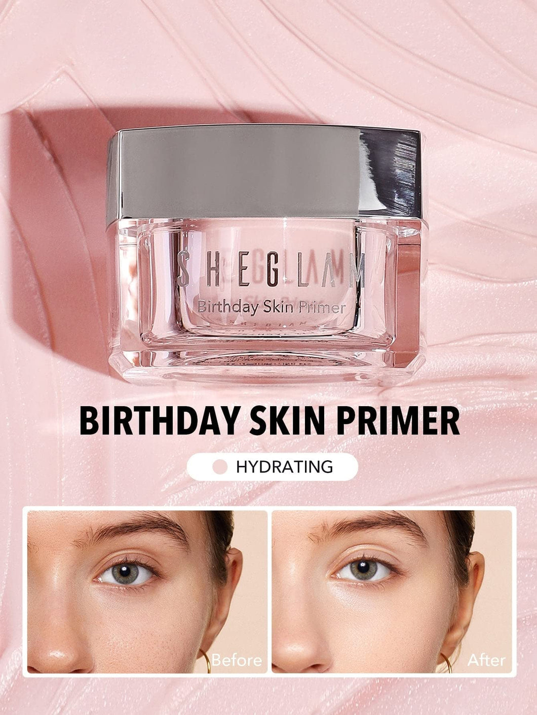 She glam Birthday Skin Primer(PINK)