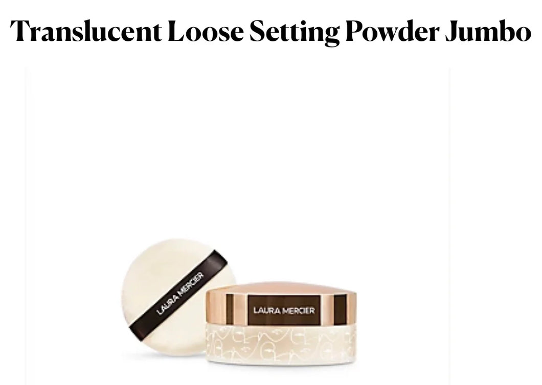 Laura Mercier Translucent Loose Setting Powder With Puff Jumbo  49gm