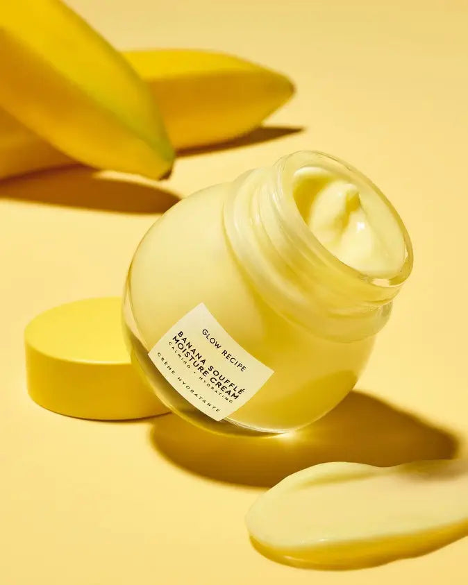 Glow Recipe Banana Souffle Moisture Face Cream, Dry, Combination Skin, Soothing & Hydrating Facial Moisturizer Vegan, 50Ml / 1.7Oz
