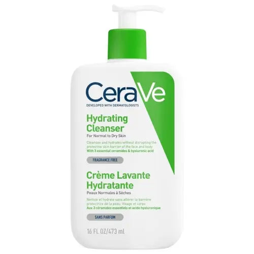 Cereva Hydrating Facial Cleanser For Normal To Dry Skin, 473 Ml
