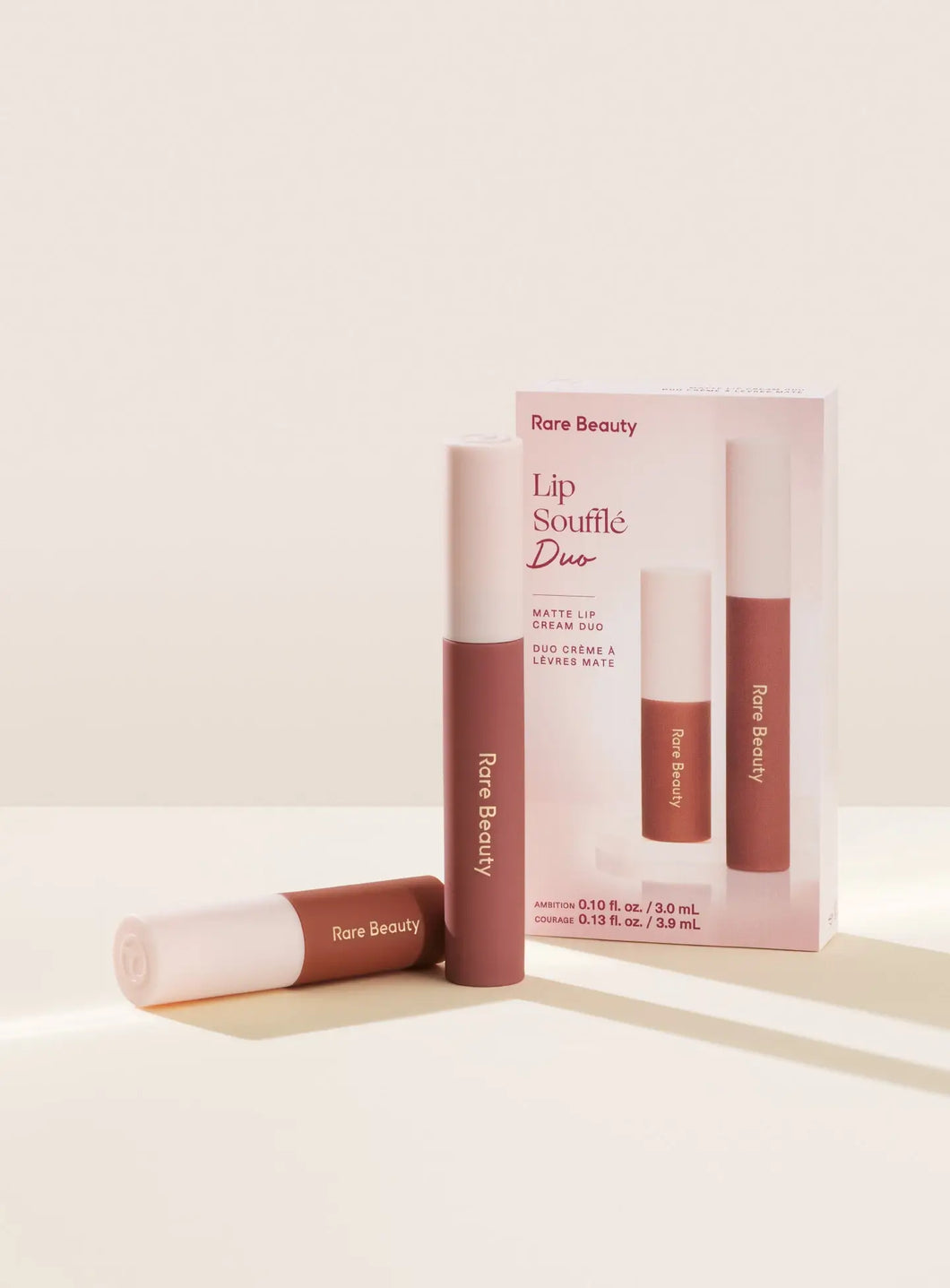 Best of Rare Beauty Mini Lip Soufflé Matte Lip Cream Duo