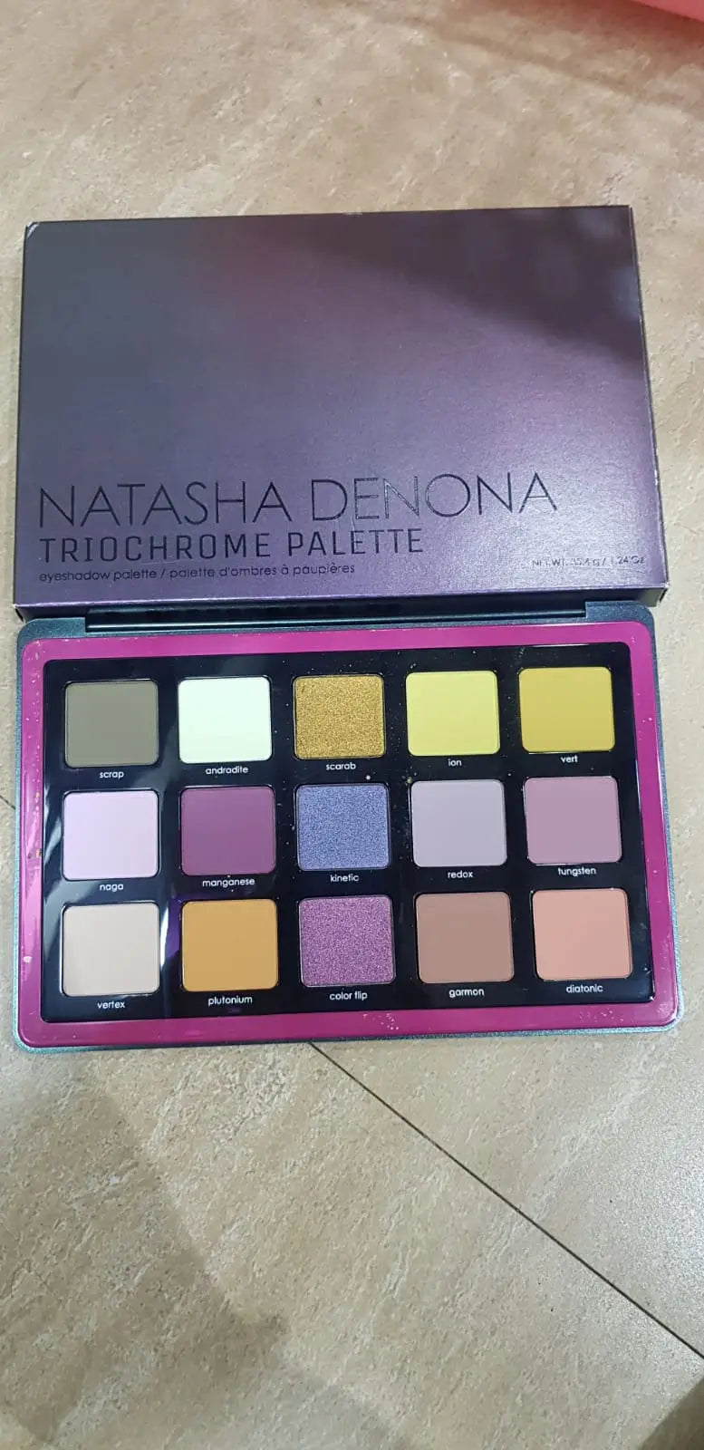 Natasha Dedona TRIOCHROME eye shadow palette